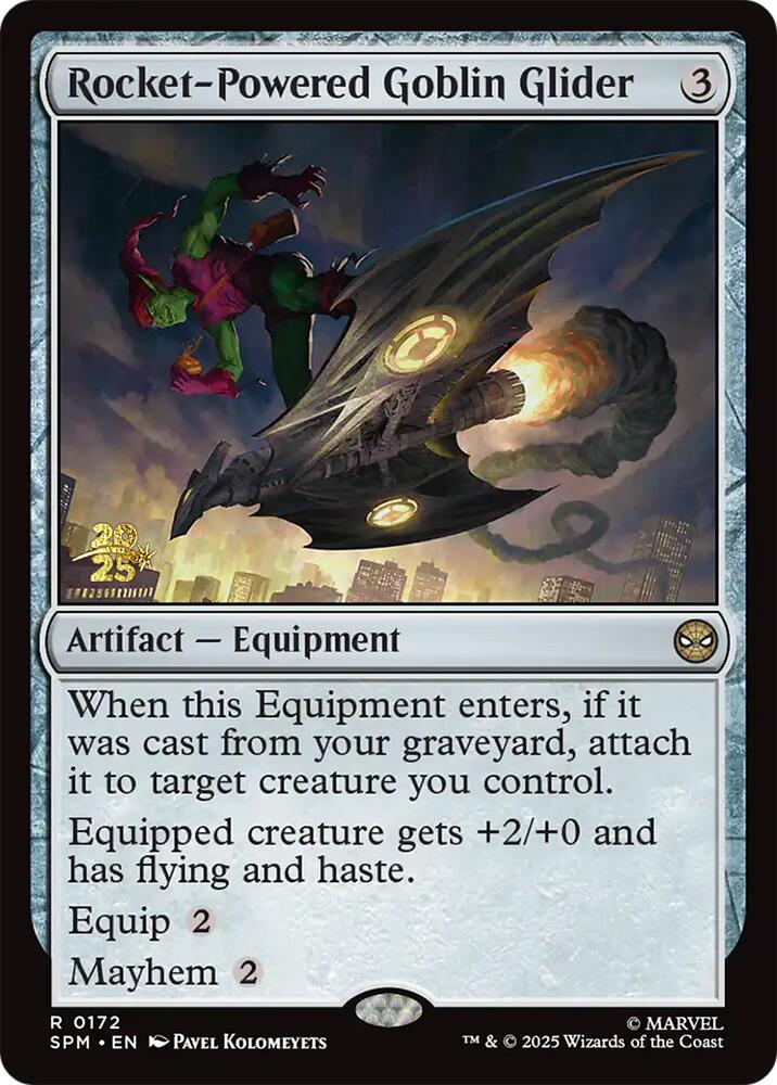 Rocket-Powered Goblin Glider [Marvel's Spider-Man Prerelease Promos] | Jack's On Queen