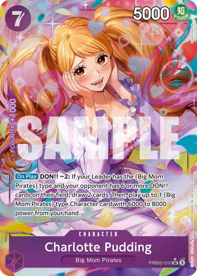 Charlotte Pudding - PRB02-010 (Alternate Art) (PRB02-010) [Premium Booster -The Best- Vol. 2] | Jack's On Queen