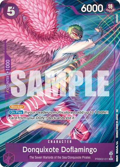 Donquixote Doflamingo (Alternate Art) (PRB02-011) [Premium Booster -The Best- Vol. 2] | Jack's On Queen
