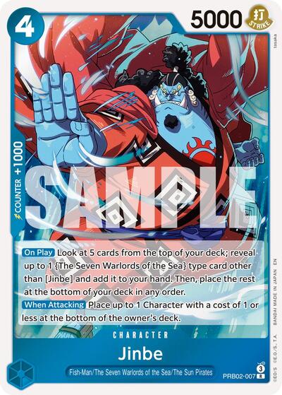 Jinbe - PRB02-007 (PRB02-007) [Premium Booster -The Best- Vol. 2] | Jack's On Queen