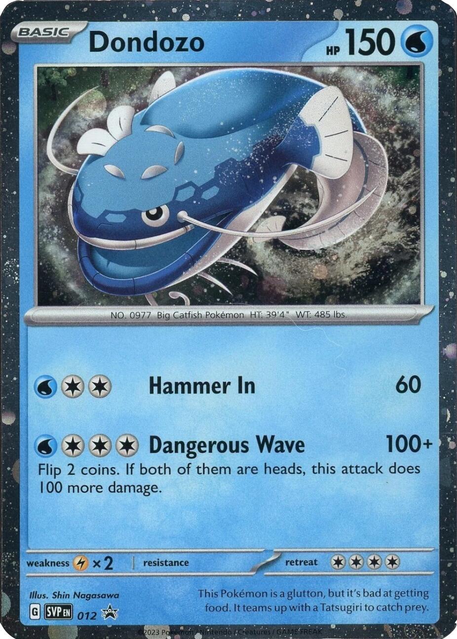 Dondozo (012) (Cosmos Holo) [Scarlet & Violet: Black Star Promos] | Jack's On Queen