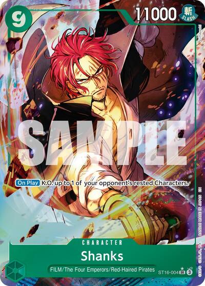 Shanks - ST16-004 (Alternate Art) (ST16-004) [Premium Booster -The Best- Vol. 2] | Jack's On Queen