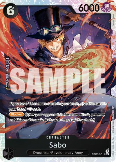 Sabo - PRB02-014 (PRB02-014) [Premium Booster -The Best- Vol. 2] | Jack's On Queen