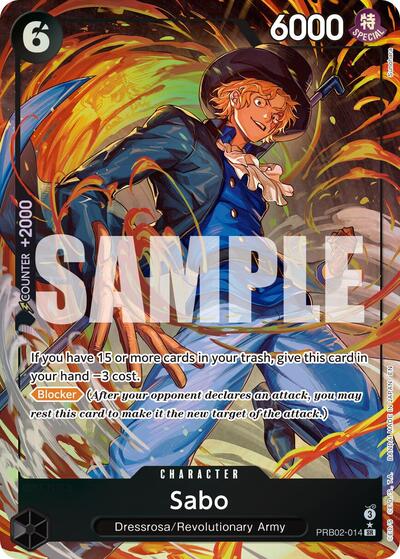 Sabo - PRB02-014 (Alternate Art) (PRB02-014) [Premium Booster -The Best- Vol. 2] | Jack's On Queen