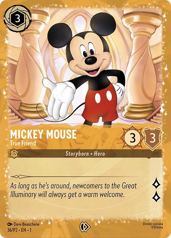 Mickey Mouse - True Friend (Puzzle Promo) (36) [Disney Lorcana Promo Cards] | Jack's On Queen