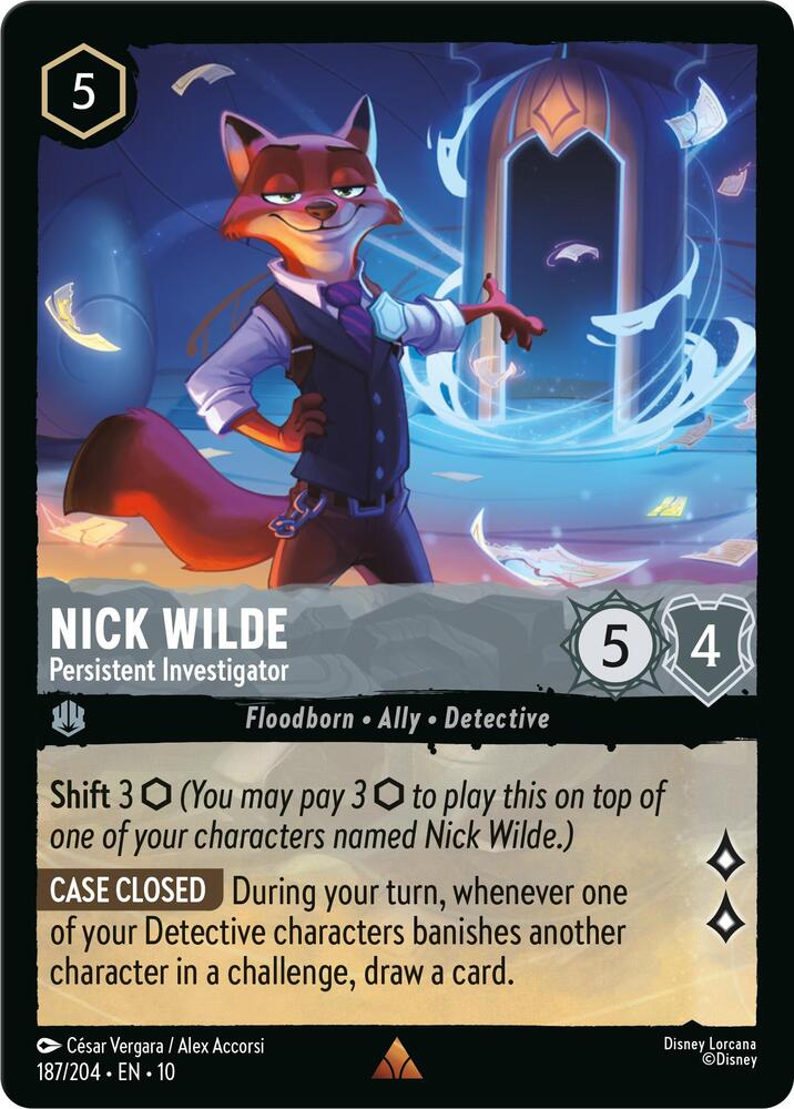 Nick Wilde - Persistent Investigator (187/204) [Whispers in the Well] | Jack's On Queen
