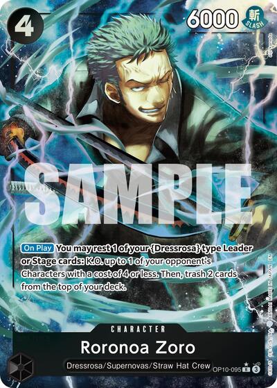 Roronoa Zoro - OP10-095 (Alternate Art) (OP10-095) [Premium Booster -The Best- Vol. 2] | Jack's On Queen