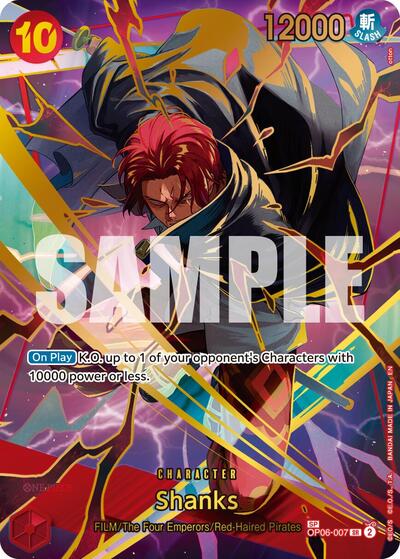 Shanks (SP) (OP06-007) [Premium Booster -The Best- Vol. 2] | Jack's On Queen