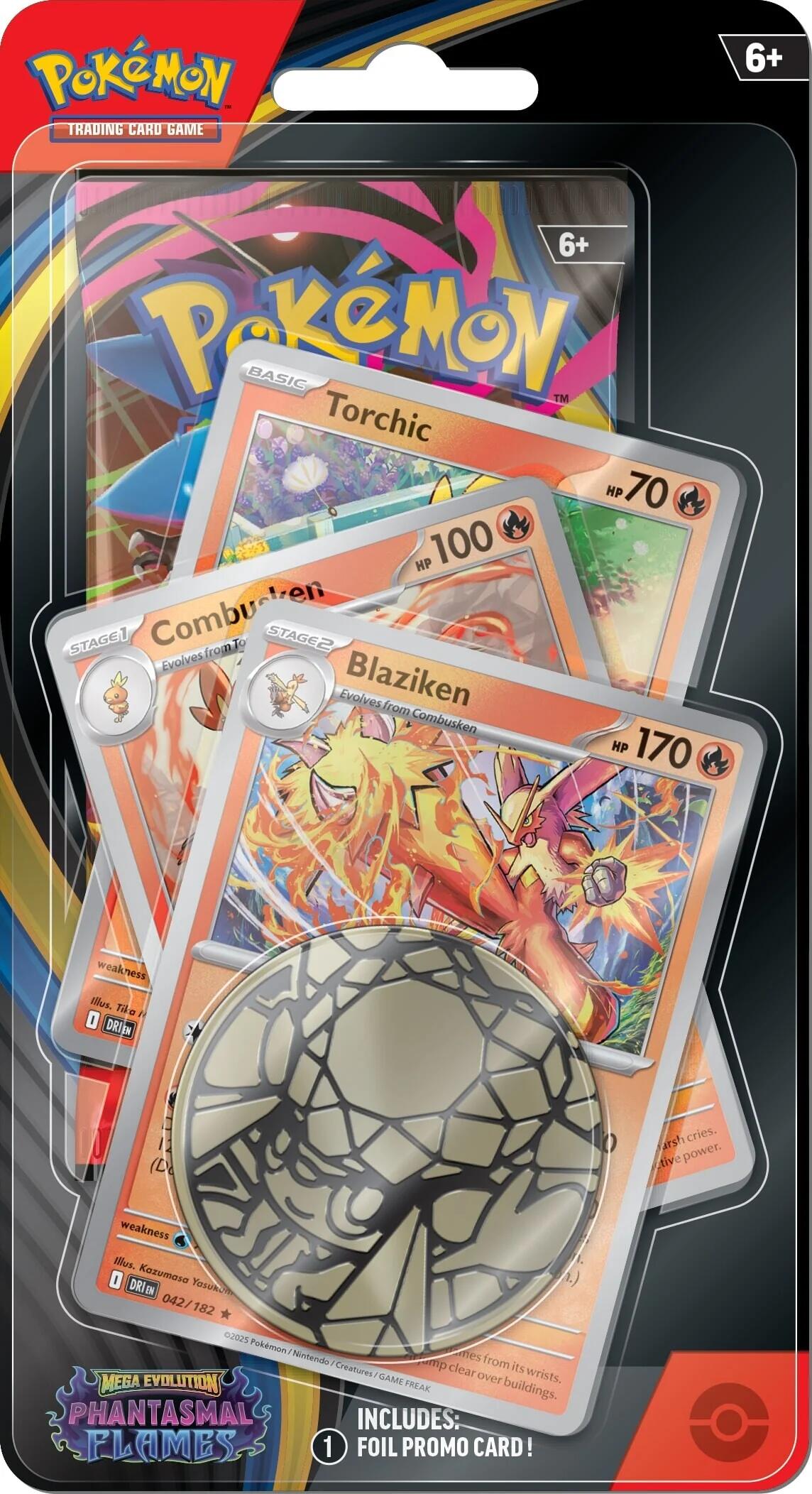 Mega Evolution: Phantasmal Flames - Premium Checklane Blister (Blaziken) | Jack's On Queen