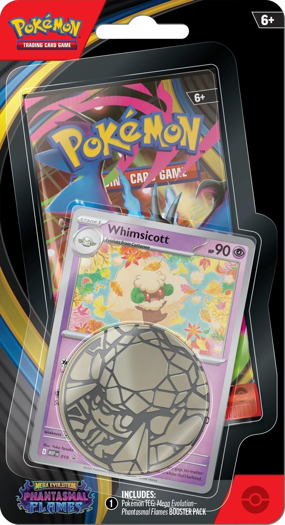 Mega Evolution: Phantasmal Flames - Single Pack Blister (Whimsicott) | Jack's On Queen