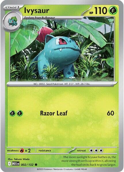 Ivysaur (002/132) [Mega Evolution: Base Set] | Jack's On Queen