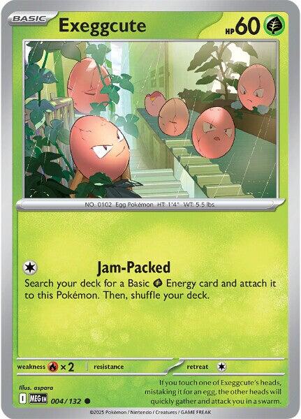 Exeggcute (004/132) [Mega Evolution: Base Set] | Jack's On Queen