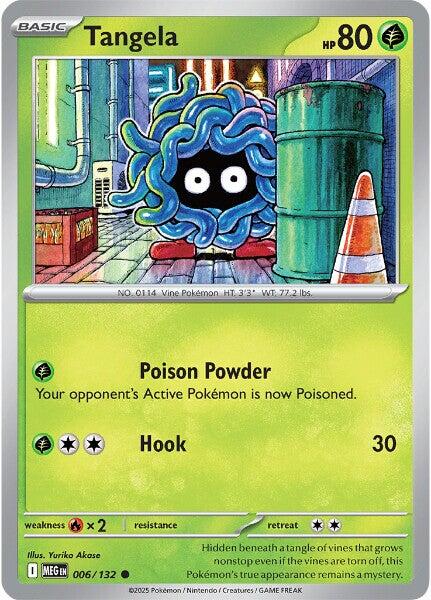 Tangela (006/132) [Mega Evolution: Base Set] | Jack's On Queen