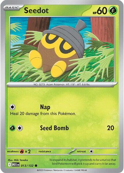 Seedot (013/132) [Mega Evolution: Base Set] | Jack's On Queen