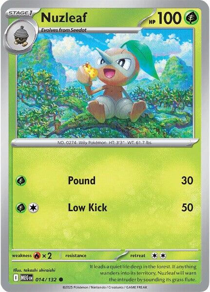Nuzleaf (014/132) [Mega Evolution: Base Set] | Jack's On Queen