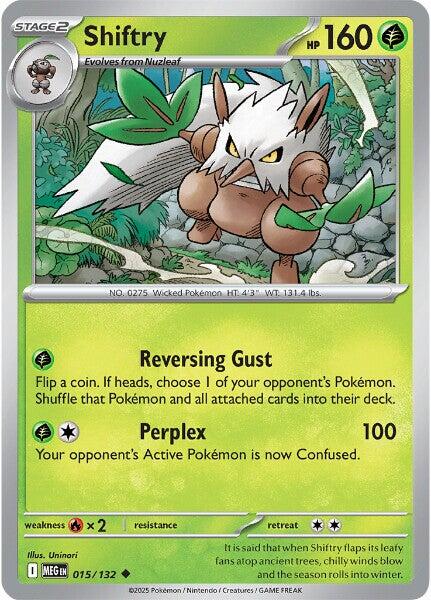 Shiftry (015/132) [Mega Evolution: Base Set] | Jack's On Queen
