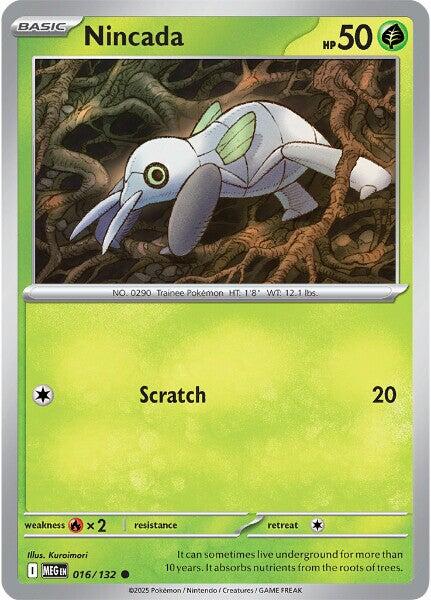 Nincada (016/132) [Mega Evolution: Base Set] | Jack's On Queen
