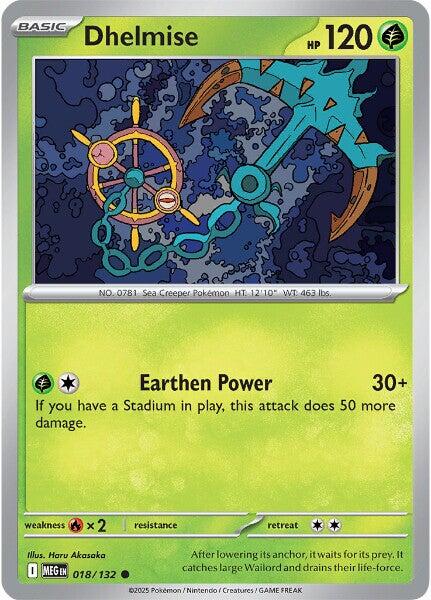 Dhelmise (018/132) [Mega Evolution: Base Set] | Jack's On Queen