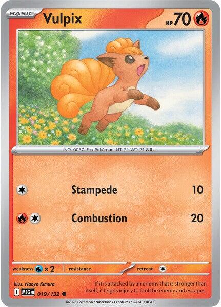 Vulpix (019/132) [Mega Evolution: Base Set] | Jack's On Queen