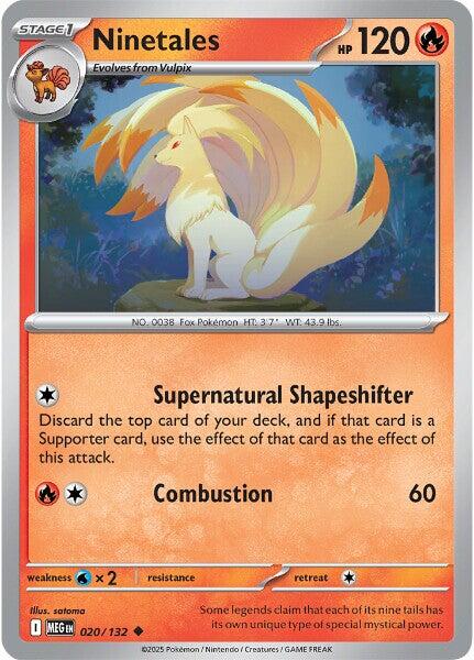 Ninetales (020/132) [Mega Evolution: Base Set] | Jack's On Queen