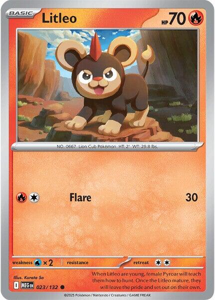 Litleo (023/132) [Mega Evolution: Base Set] | Jack's On Queen