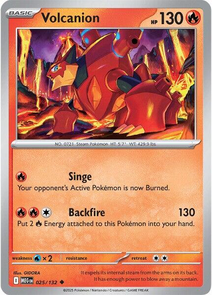 Volcanion (025/132) [Mega Evolution: Base Set] | Jack's On Queen