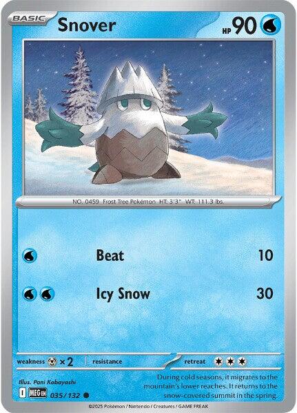 Snover (035/132) [Mega Evolution: Base Set] | Jack's On Queen