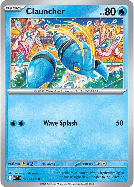 Clauncher (037/132) [Mega Evolution: Base Set] | Jack's On Queen
