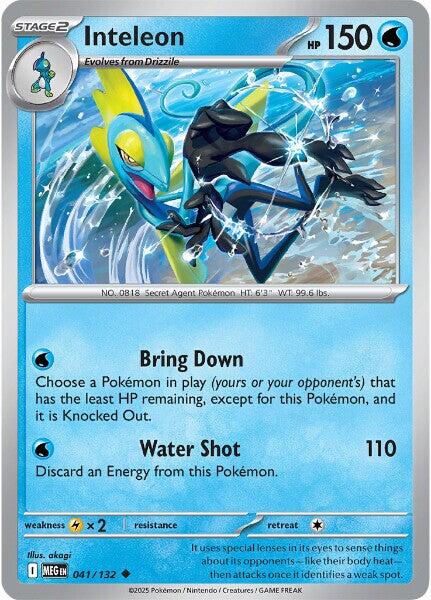 Inteleon (041/132) [Mega Evolution: Base Set] | Jack's On Queen