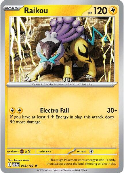 Raikou (048/132) [Mega Evolution: Base Set] | Jack's On Queen