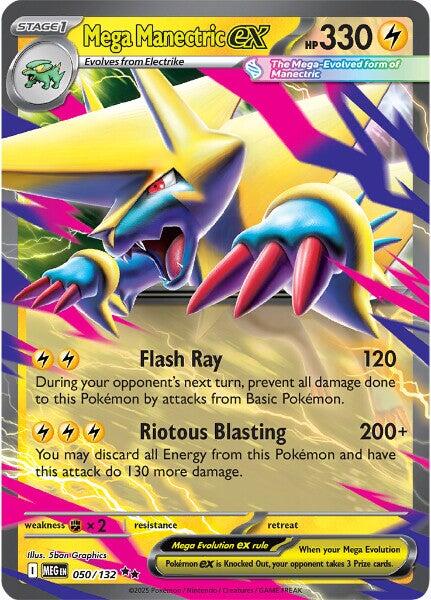 Mega Manectric ex (050/132) [Mega Evolution: Base Set] | Jack's On Queen