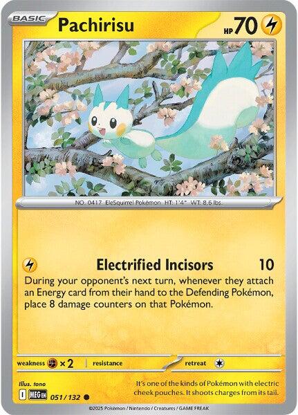 Pachirisu (051/132) [Mega Evolution: Base Set] | Jack's On Queen