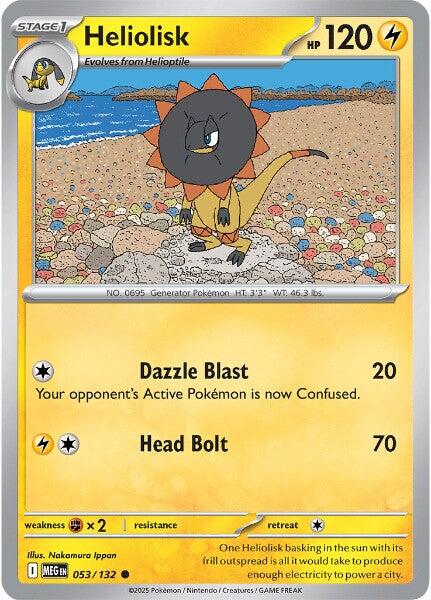 Heliolisk (053/132) [Mega Evolution: Base Set] | Jack's On Queen
