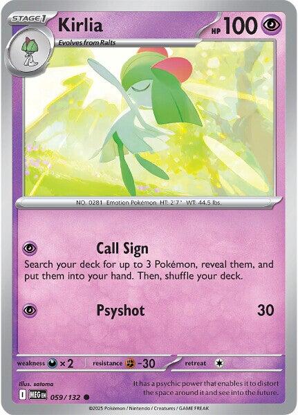 Kirlia (059/132) [Mega Evolutions: Base Set] | Jack's On Queen