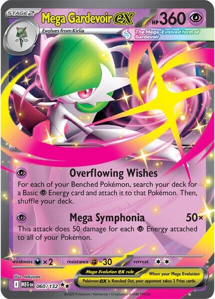 Mega Gardevoir ex (060/132) [Mega Evolution: Base Set] | Jack's On Queen