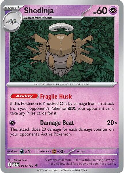 Shedinja (061/132) [Mega Evolution: Base Set] | Jack's On Queen