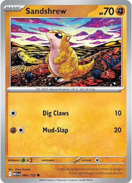 Sandshrew (068/132) [Mega Evolution: Base Set] | Jack's On Queen