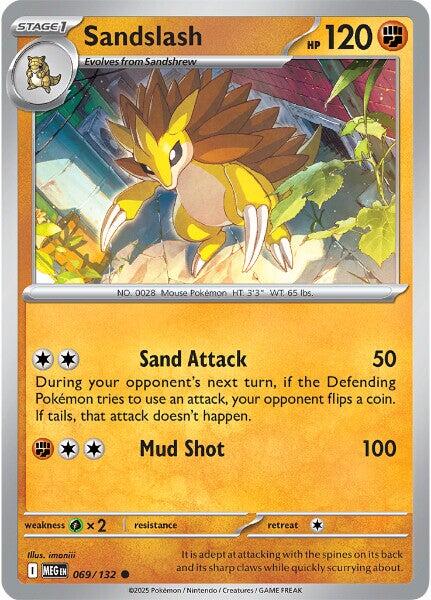 Sandslash (069/132) [Mega Evolution: Base Set] | Jack's On Queen
