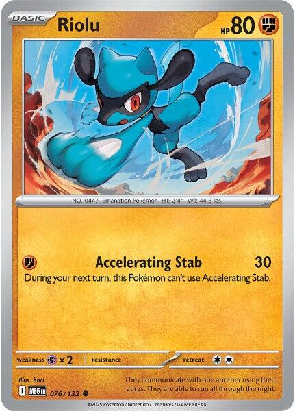 Riolu (076/132) [Mega Evolution: Base Set] | Jack's On Queen