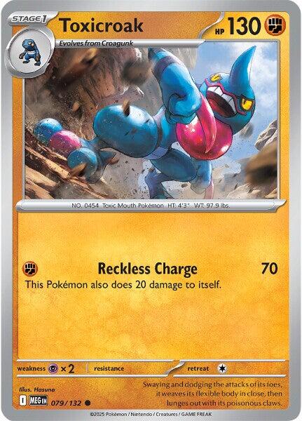 Toxicroak (079/132) [Mega Evolution: Base Set] | Jack's On Queen