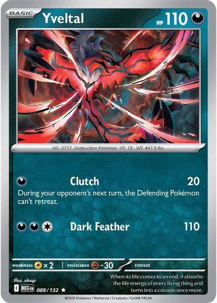 Yveltal (088/132) [Mega Evolutions: Base Set] | Jack's On Queen