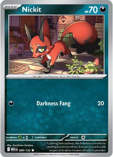 Nickit (089/132) [Mega Evolution: Base Set] | Jack's On Queen
