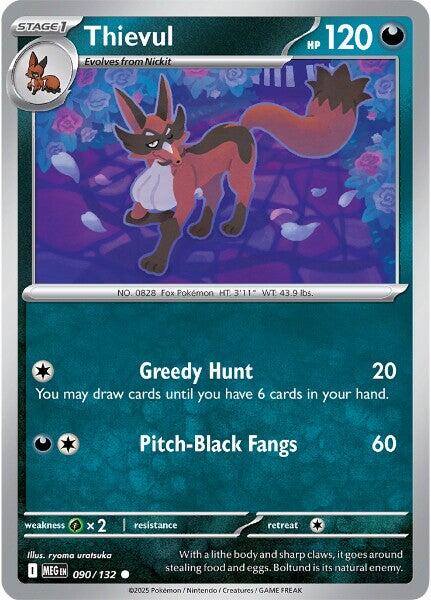 Thievul (090/132) [Mega Evolution: Base Set] | Jack's On Queen