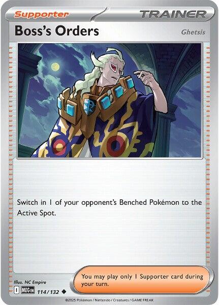 Boss's Orders (114/132) [Ghetsis] [Mega Evolution: Base Set] | Jack's On Queen