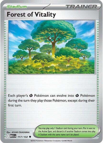 Forest of Vitality (117/132) [Mega Evolution: Base Set] | Jack's On Queen