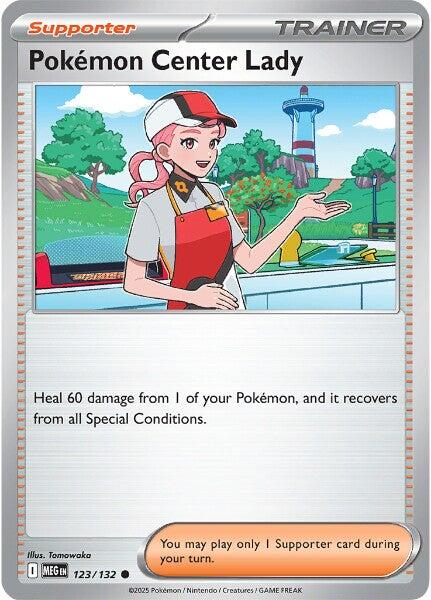 Pokemon Center Lady (123/132) [Mega Evolutions: Base Set] | Jack's On Queen