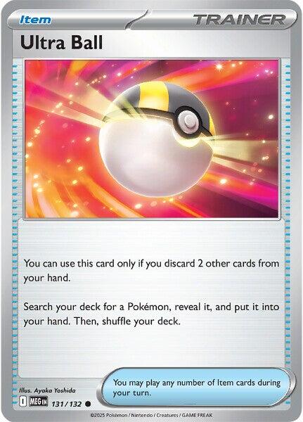 Ultra Ball (131/132) [Mega Evolution: Base Set] | Jack's On Queen