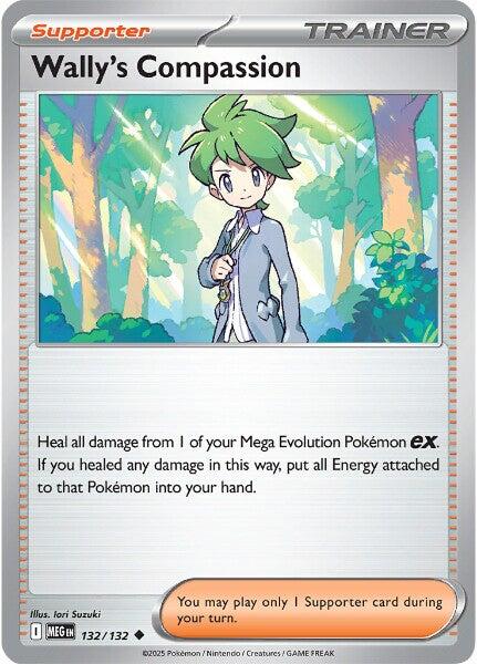 Wally's Compassion (132/132) [Mega Evolution: Base Set] | Jack's On Queen