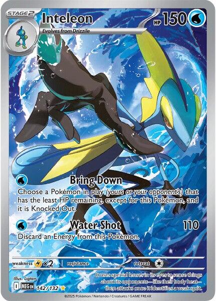 Inteleon (142/132) [Mega Evolution: Base Set] | Jack's On Queen