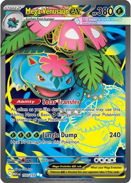 Mega Venusaur ex (155/132) [Mega Evolution: Base Set] | Jack's On Queen